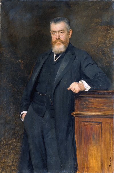 Undervisningsminister Dr. Gustav Marchet af Viktor Stauffer