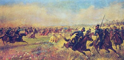 Slaget ved Mir den 9. juli 1812, 1912 af Viktor Viketyevich Masurovsky