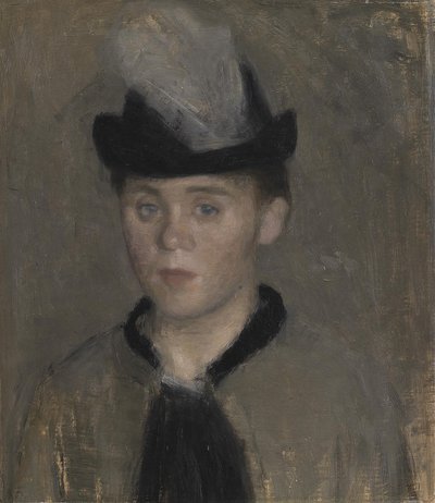 Ida Ilsted, Kunstnerens Forlovede. Skitse af Vilhelm Hammershøi