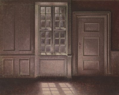 Moonlight, Strandgade 30, 1900-1906. af Vilhelm Hammershøi
