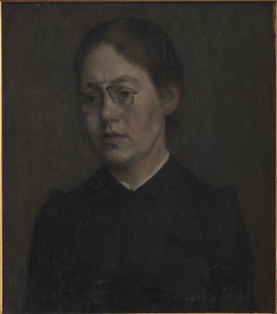 Maleren Elisabeth Wandel af Vilhelm Hammershøi