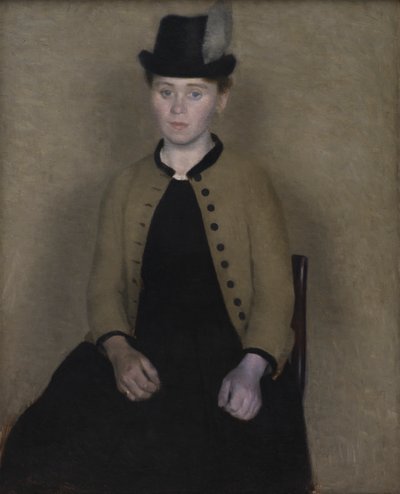 Ida Ilsted, senere Kunstnerens Hustru af Vilhelm Hammershøi