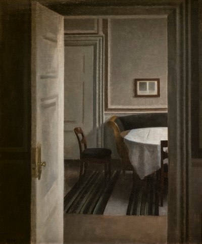 Interior, Strandgade 30 af Vilhelm Hammershoi
