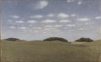 Landskab, set fra Lejre af Vilhelm Hammershøi