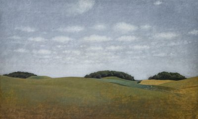 Landscape a Lejre af Vilhelm Hammershoi