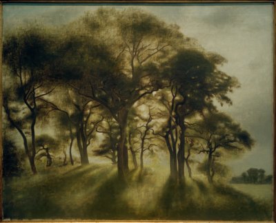 Landskab ved Fortunen af Vilhelm Hammershoi