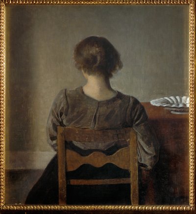 Hvile af Vilhelm Hammershoi