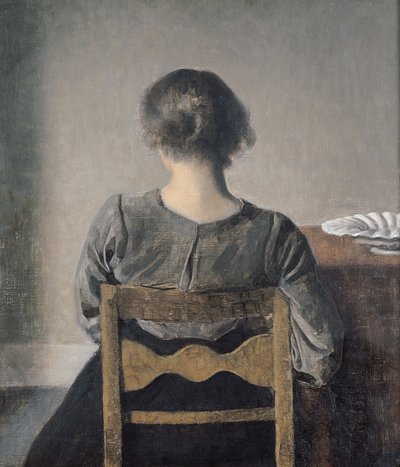Hvile af Vilhelm Hammershoi