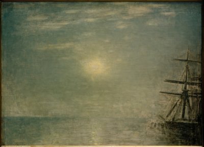 Sol over havet af Vilhelm Hammershoi
