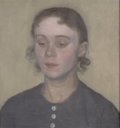 Kunstnerens Hustru, Ida Hammershøi, født Ilsted af Vilhelm Hammershøi