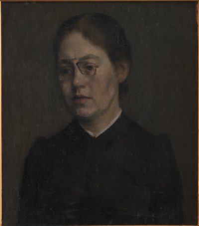 Maleren Elisabeth Wandel af Vilhelm Hammershøi