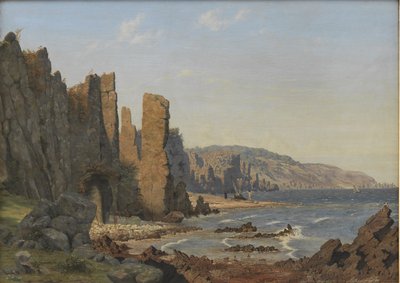 A Rocky Coast. Rø, Bornholm af Vilhelm Kyhn