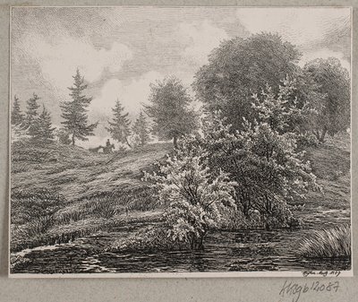Bakker ved en mose af Vilhelm Kyhn