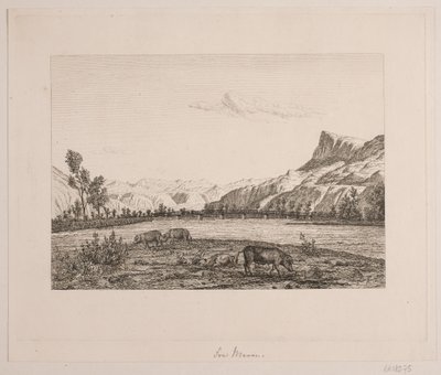 Bjergegn i Tyrol af Vilhelm Kyhn