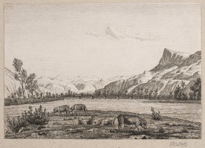 Bjergegn i Tyrol af Vilhelm Kyhn
