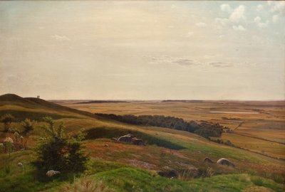 Bjerglide i nærheden af Horsens. Eftermiddag af Vilhelm Kyhn