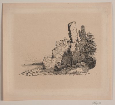 Bornholmsk klippekyst af Vilhelm Kyhn