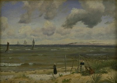 Hornbæk Strand i Nordsjælland af Vilhelm Kyhn