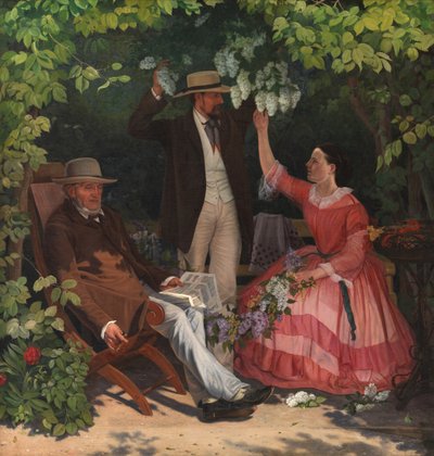 I lysthuset af Vilhelm Kyhn