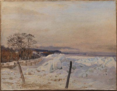 Ice Pack near Taarbæk, North of Copenhagen af Vilhelm Kyhn