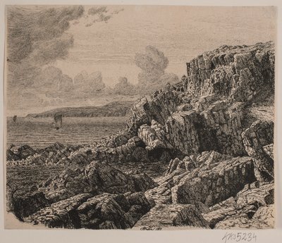 Kyststrækning fra Bornholm af Vilhelm Kyhn
