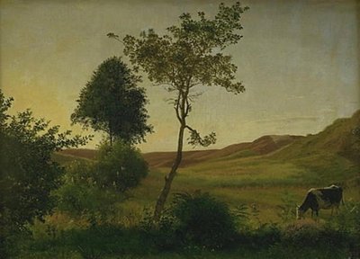 Landskab ved Hald henimod aften af Vilhelm Kyhn