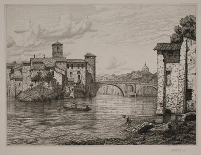 Forlad se Ponte Rotto i Rom af Vilhelm Kyhn