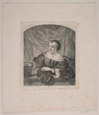 Portræt af Ferdinand Bols hustru af Vilhelm Kyhn