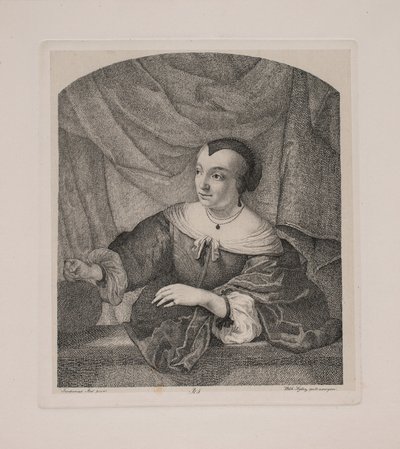 Portræt af Ferdinand Bols hustru af Vilhelm Kyhn