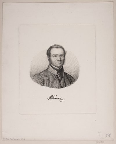 Portræt af Johan Christopher Hoffmann af Vilhelm Kyhn