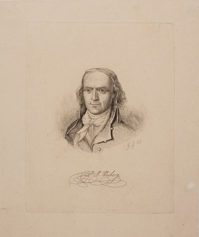 Portræt af P. A. Heiberg af Vilhelm Kyhn