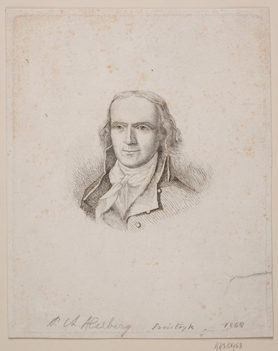 Portræt af P. A. Heiberg af Vilhelm Kyhn