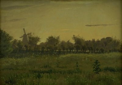 Engen ved Kunstnerhuset ved Farimagsvej uden for København af Vilhelm Kyhn