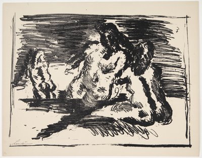 Blad fra "Klingens Kunstnermappe Nr. 2" af Vilhelm Lundstrøm
