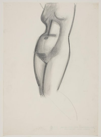Kvindelig model, torso af Vilhelm Lundstrøm
