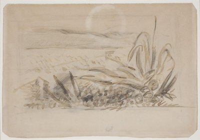 Landskab med agave. Sydfrankrig af Vilhelm Lundstrøm