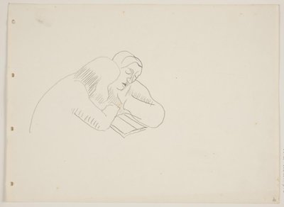 To mennesker læsende af Vilhelm Lundstrøm