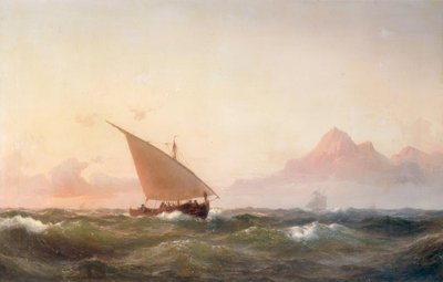Ud for den nordafrikanske kyst af Vilhelm Melbye