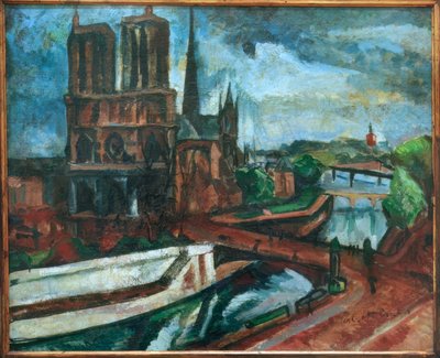 Notre Dame i Paris af Vilmos Perlrott-Csaba