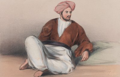 Løjtnant J C Haughton, 31. bengalske indfødte infanteri af Vincent (after) Eyre