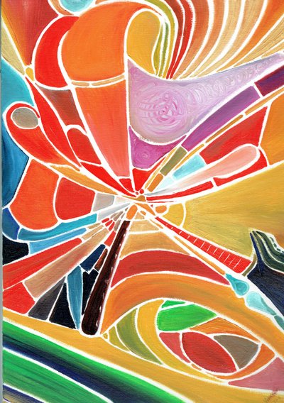 Alliduquotalion, 2016, (olie på lærred) af Vincent Alexander Booth
