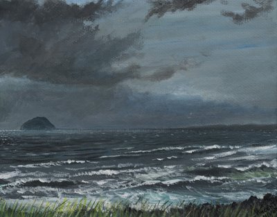 Approaching Storm, 2007, (akryl på lærredstavle) af Vincent Alexander Booth