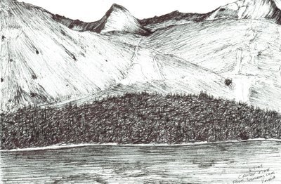 Causey Pike, 2005 af Vincent Alexander Booth