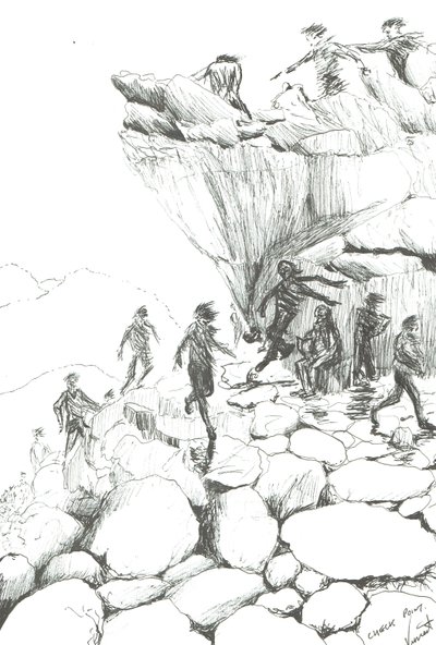 Kontrolpunkt på topmødet, 2008 af Vincent Alexander Booth