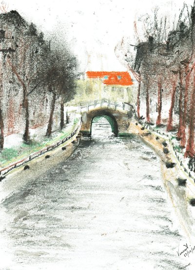 Holland, kanaludsigt, 2005 af Vincent Alexander Booth