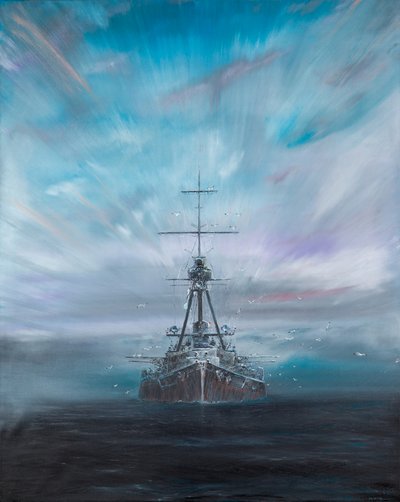 Iron Dog - SMS Derfflinger 1917, 2016, af Vincent Alexander Booth
