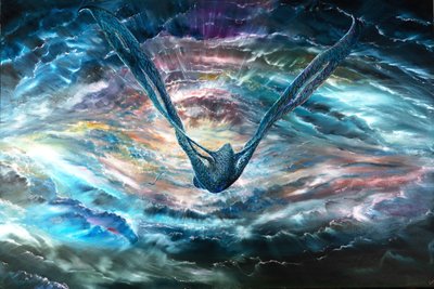 Storm Creators planet SATURN (2), 2021 af Vincent Alexander Booth