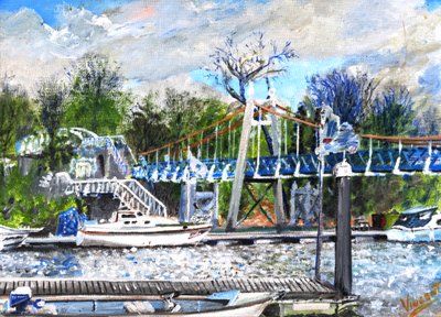 Teddington Lock, 2001 af Vincent Alexander Booth