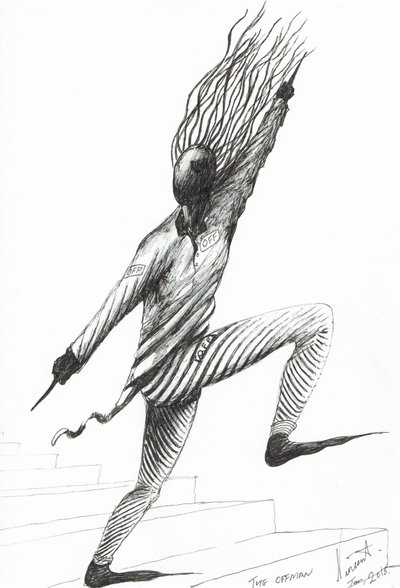 The OFF Man, 2018 af Vincent Alexander Booth