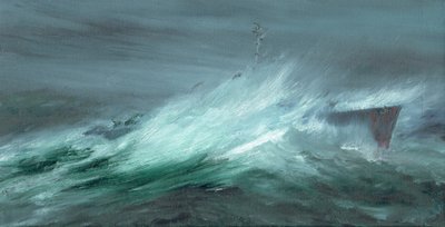 USS Spence tabte i Stillehavstyfonen den 18. december 1944, 2019 af Vincent Alexander Booth